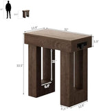 Unikito 32" Entry Table with Sensor Light & AC Outlets with USB-C Ports - Image 2