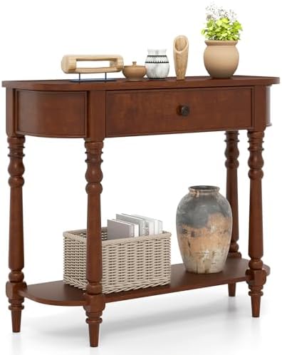 GIANTEX 2-Tier Console Table by Giantex