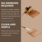 Solid Acacia Wood Interlocking Deck Tiles Snap Together Floor - Image 6