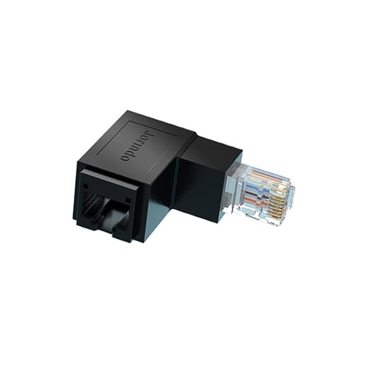 2PCS 90-Degree Down RJ45 Adapter Male to Female - Image 3