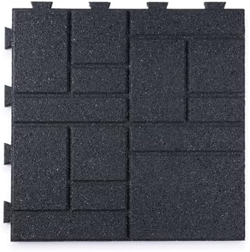 Playsafer Squarescape Rubber Interlocking Tile by Playsafer