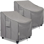 Patio Chair Covers Waterproof, Heavy Duty, 2 Pack by BOLTLINK