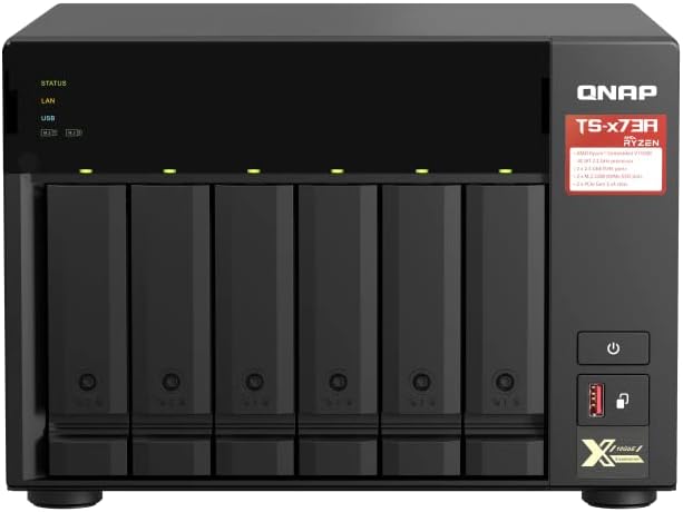 QNAP TS-673A-8G 6 Bay High-Performance NAS by QNAP