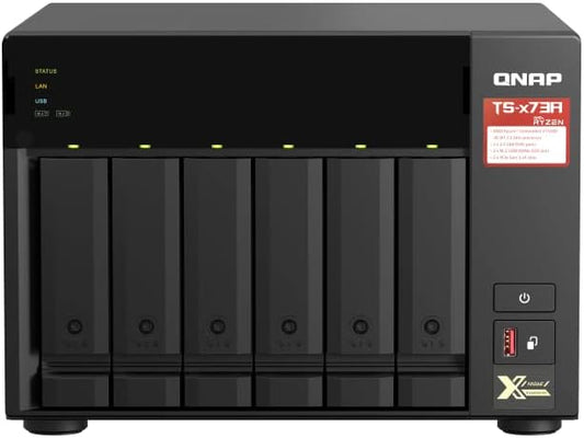 QNAP TS-673A-8G 6 Bay High-Performance NAS by QNAP