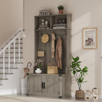 Takywep Extra Large 40" Entryway Hall Tree - Image 5