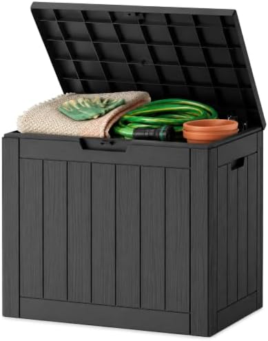 36 Gallon Resin Deck Box All Weather Outdoor Storage Box by Decksplore%E2%80%94BuiltforOutdoor