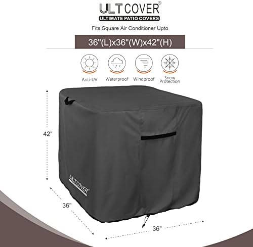 ULTCOVER Waterproof Air Conditioner Cover 36W x 36D x 42H in - Image 2
