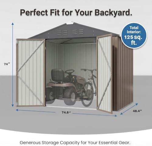 Patiowell 6x4 FT Storage Shed - Image 2