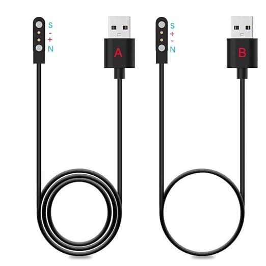Smart Watch Charger 4mm, Strong Magnetic Universal Charger, USB Charging Cable by Unknown