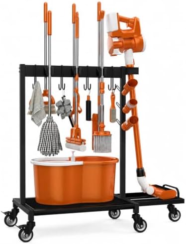 Broom Holder Cleaning Supplies Organizer by Unknown