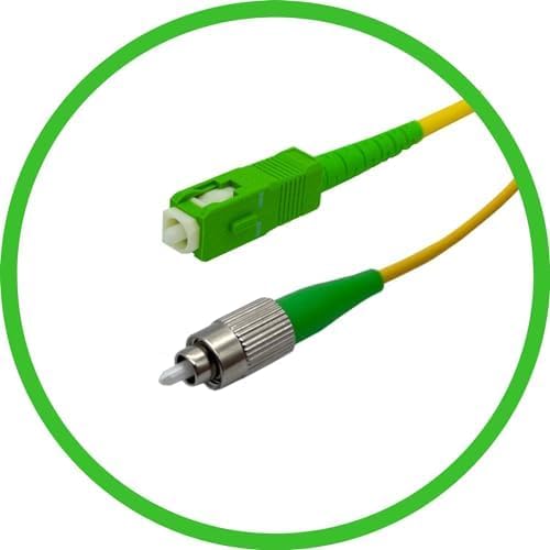 3M / 10ft FC/APC to SC/APC Fiber Optic Patch Cable by PacSatSales++-+Premium+Fiber