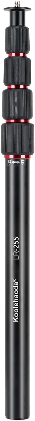 Koolehaoda 57" Aluminum Tripod Extension Centre Column Extender | 5 Section by Koolehaoda