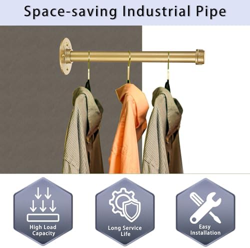 Sumnacon Wall Mounted Clothes Rack - Image 5