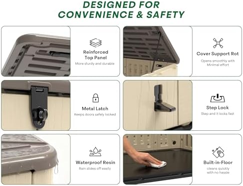 Outdoor Storage Cabinet Waterproof 31 Cu.Ft - Image 3