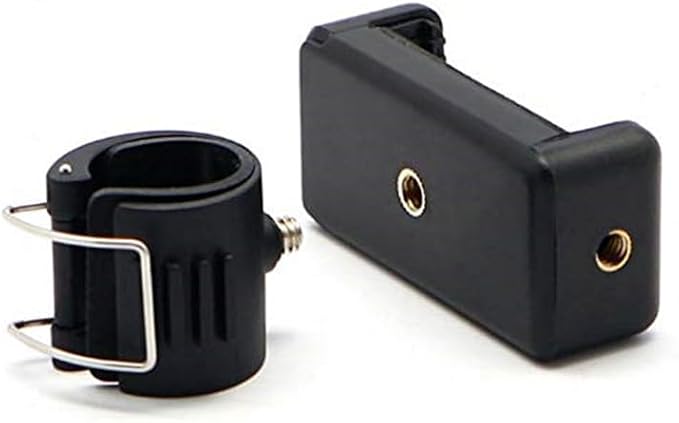 2 Pack Selfie Stick Mount Phone Holder Clip Clamp Pole Phone Mount - Image 4