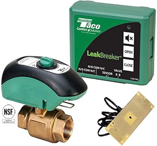 TACO LB-075-H-2LF LeakBreaker 3/4"" NPT Water Heater Shut-Off Valve & Actuator by Taco
