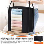 TasticTotes 120L Extra Large Blanket Clothes Storage Bags, 4 Pack - Image 2