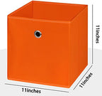 Foldable Storage Cubes Bins, 11 Inch Cloth Storage Cube Fabric Storage Box - Image 2