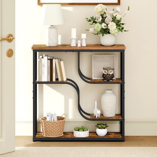 HOOBRO 29.5" Console Table, 5-Tier Narrow Entryway Table, Sofa Table - Image 4