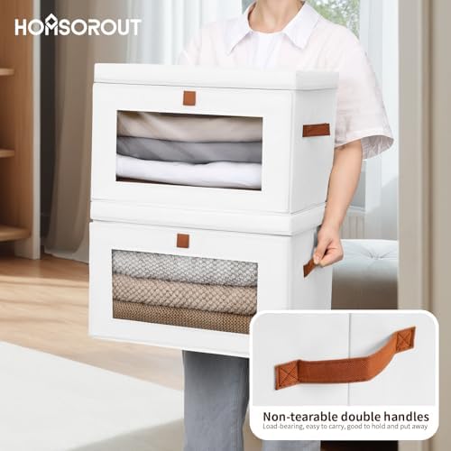 Homsorout Large Closet Storage Bins - Image 5