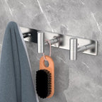VAEHOLD Silvery Hat and Coat Wall Mount Rack - Image 2