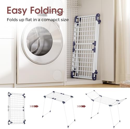APEXCHASER Clothes Drying Rack, Large Capacity Drying Rack - Image 4