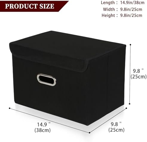 STOREONE Fabric Storage Cube Bins Foldable Organizer Container Collapsible - Image 2
