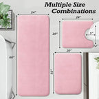 HUXMEYSON Bathroom Rugs Sets 3 Piece, Non-Slip & Quick Dry Bath Mat Set - Image 2