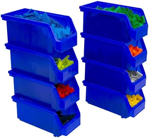 ReadySpace Medium Stackable Plastic Storage Bins by Akro-Mils