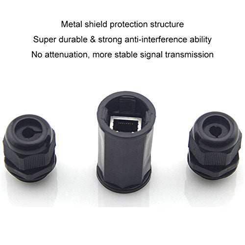 Toptekits RJ45 Waterproof Connector IP67 Ethernet Network Cable Connector - Image 9