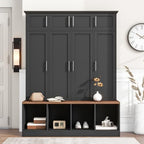 LUMISOL 4-in-1 Farmhouse Hall Tree by LUMISOL