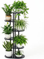Tiered Plant Stand Indoor, Tall 6 Tier 7 Potted Wooden Plant Shelf by Unknown