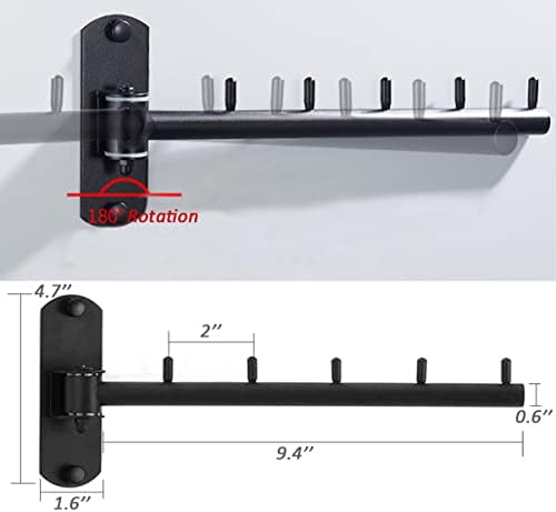 Folding Wall Mounted Clothes Hanger Rack - Image 2