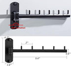 Folding Wall Mounted Clothes Hanger Rack - Image 2
