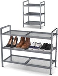 Expandable Shoe Rack for Closet, Shoe Storage by Unknown