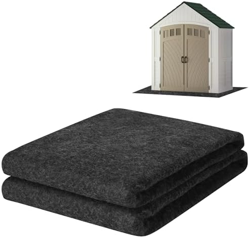 ToLanbbt Outdoor Storage Shed Floor Mat, 5 x 3 FT Waterproof Carport Mat by ToLanbbt