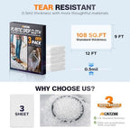 Axgatoxe 12 x 9 Ft Plastic Drop Cloths - Image 5
