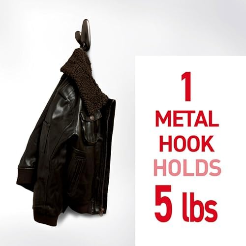 Command Medium Bronze Forever Classic Hooks, 2 Hooks, 4 Strips - Image 3