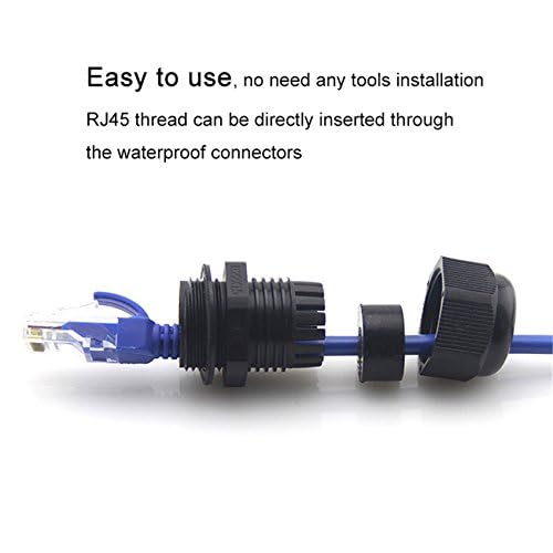 Toptekits RJ45 Waterproof Connector IP67 Ethernet Network Cable Connector - Image 7