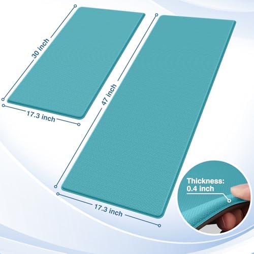 StepRite Kitchen Mats for Floor, 2-Piece Anti-Fatigue Kitchen Rugs - Image 2