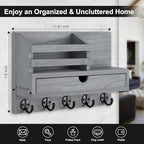Key Holder Wall Mount, Mail Holder - Image 2