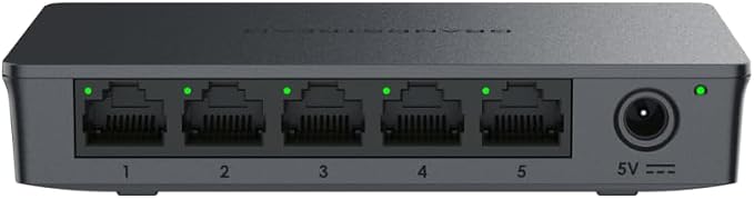 Grandstream GWN7700 | 5-Port Gigabit Ethernet Unmanaged Network Switch | Plug & by Grandstream
