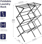 Black+Decker 3 Tier Expandable Collapsing Foldable Laundry Rack - Image 2
