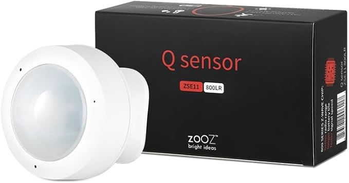 Zooz Z-Wave Long Range Q Sensor ZSE11 800LR | Motion, Temperature by ZOOZ