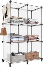 HOMIDEC 6-Cube Storage Organizer, Closet Organizer Storage Shelf Bookcase by DecorateYourHome