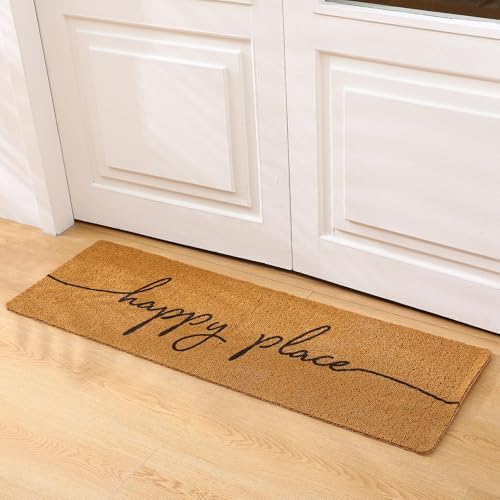 48''x16'' Long Doormat for Entrance Entry, Happy Place - Image 2