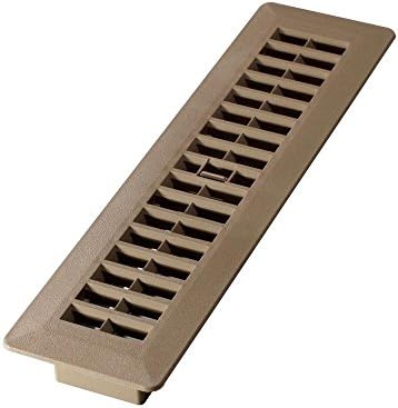 Decor Grates PL212-TA 2-Inch by 12-Inch Plastic Floor Register by DecorGrates