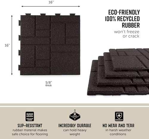 Playsafer Squarescape Rubber Interlocking Tile - Image 6