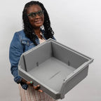 ReadySpace Extra Large Stackable Plastic Storage Bins - Image 2