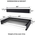 Step Up Laundry Drying Rack, Wall Mounted, Retractable Clothes Drying Rack - Image 4